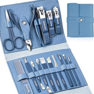 16PCS Stainless Steel Manicure & Pedicure Set – Professional Kit